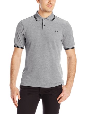 Fred Perry Men's Slim Fit Twin Tipped Polo Shirt