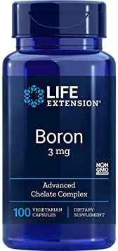 Life Extension Boron 3 Mg 100 Vegetarian Capsules