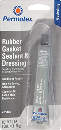 Permatex 85409 Ultra Rubber Gasket Sealant and Dressing, 1 oz. tube, 1 Ounce tube