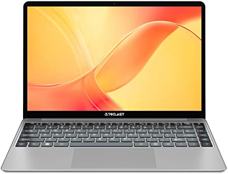 ノートPC 14.1インチ、TECLAST F7 Plus ノートパソコン 8GB メモリ 256GB SSD Windows 10 64ビット インテル Celeron N4100 CPU 1920*1080 16:9 IPS ディスプレイ 薄型ライトパソコン バックライト付きキーボード M.2 SSD拡張 Mini HDMI USB3.0 デュアルWiFi カメラ 38Wh、超軽量大画面PC