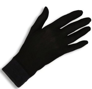 Jasmine Silk Pure Silk Gloves Thermal Liner Glove Inner Ski Bike Cycle Gloves (Large) 100gsm