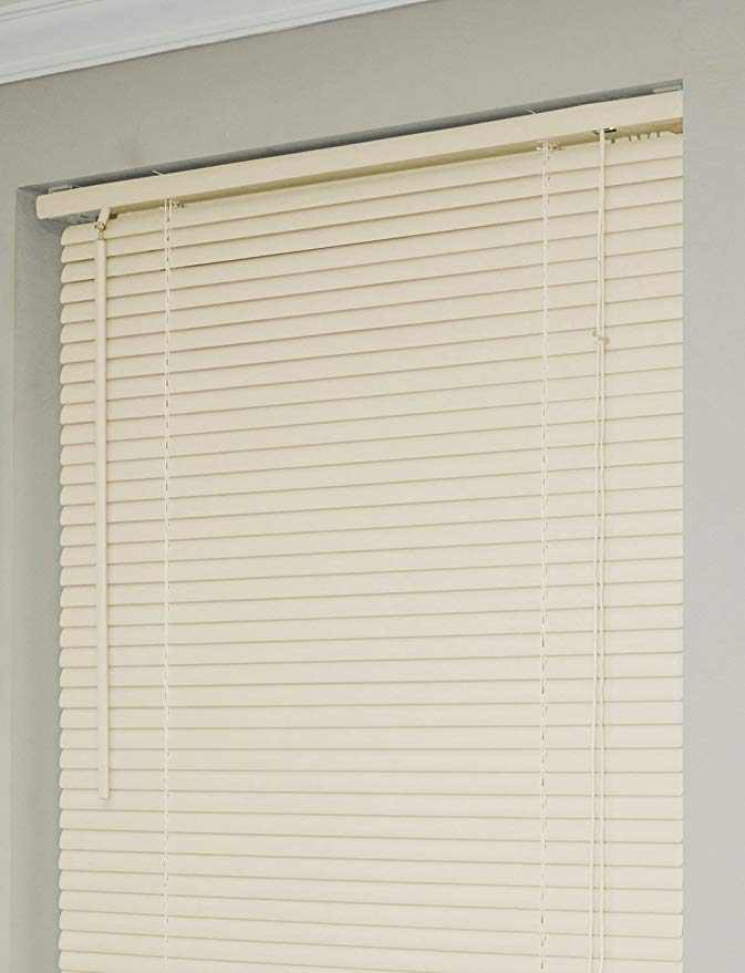 Achim Home Furnishings 1-Inch Wide Window Blinds, 36 by 64-Inch, Alabaster