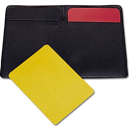BSN Soccer Referee Warning Cards and Wallet