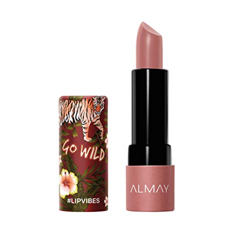 Almay Lip Vibes, Go Wild, 0.14 oz, matte lipstick