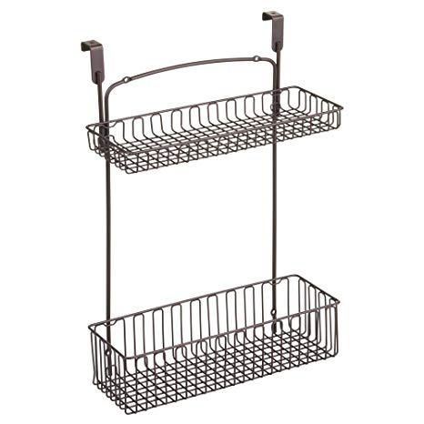 InterDesign 50161 Classico Over Cabinet/Wall Mount Kitchen Storage Organizer Basket Shelf