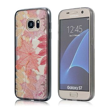 Galaxy S7 case,Maxace Scratch Resistant Ultra Slim Thin Flexible Soft TPU Bumper Rubber Protective Case Cover for Samsung Galaxy S7 (Maple )