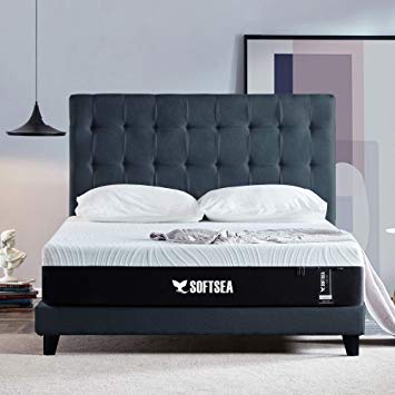 SOFTSEA 10 Inch Full Size Mattress Cooling Gel Memory Foam Mattress with CertiPUR-US Certified Foam, Medium Plush - Bed Mattress in a Box, 100-Night Sleep Trial | 10-Year Warranty