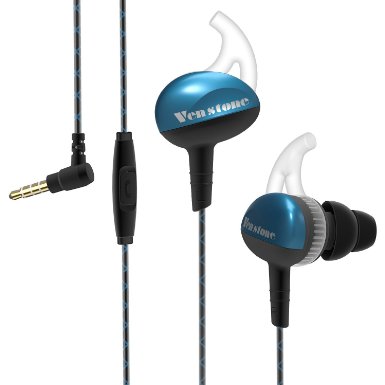Venstone X2 Sport Headphones Sweat-proof Resistant Noise Isolating Earphones Button Control with Microphone Earbuds