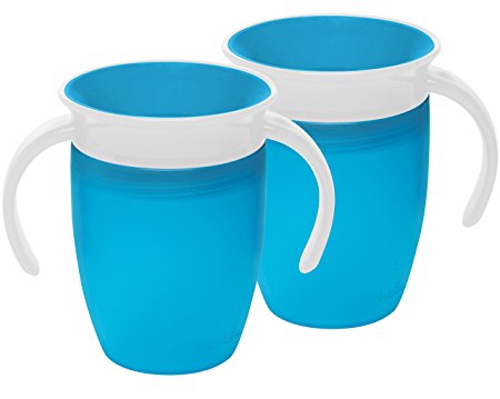 Munchkin Miracle 360 Trainer Cup, Blue, 7 Ounce, 2 Count