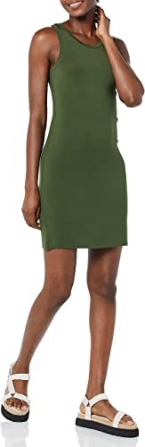 Daily Ritual Women's Lightweight Jersey Slim-Fit Tank Mini Dress