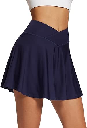 BALEAF Women's Tennis Skirt Flowy Pleated Skorts for Woman Skirts Golf Athletic with Shorts Pockets for Running Workout