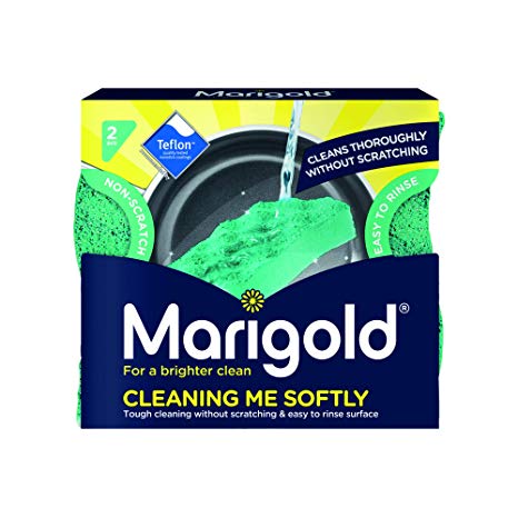 Marigold Cleaning Me Softly Non-Scratch Scourer, 14 Packs of 2 Scourers