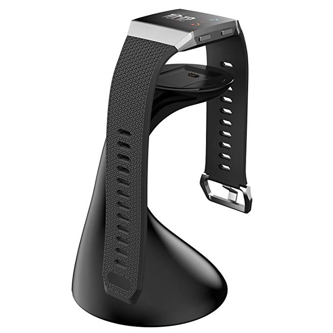 Fitian Fitbit Ionic Charger, Fitbit Ionic Charging Dock Replacement USB Charging Stand Accessories Charging Cable Charger Station Cradle Holder Adapter for Fitbit Ionic Smart Fitness Watch