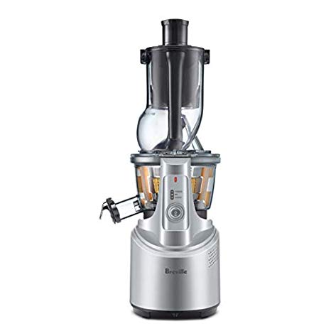 Breville the Big Squeeze Ultra-Quiet 240W Slow Compression Juicer - BJS700SIL1B