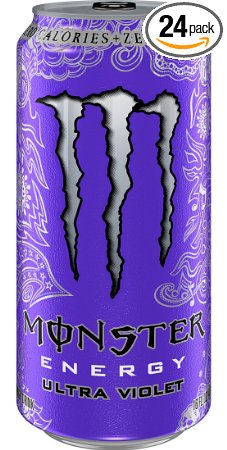 Monster Energy, Ultra Violet, 16 Ounce (Pack of 24)