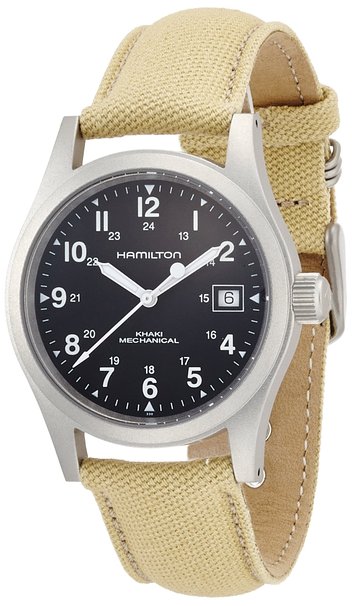 Hamilton Men's H69419933 Khaki Field Black Dial Watch