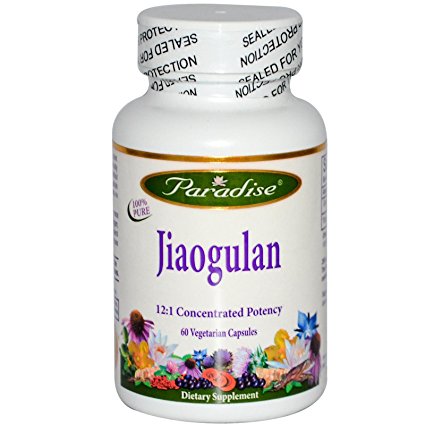 Paradise Herbs - Jiaogulan - 60 Vegetarian Capsules