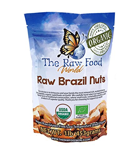 Organic Raw Brazil Nuts, 16 Oz