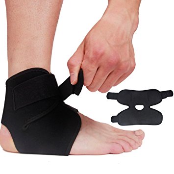 Ankle Sports Brace Support Ankle Sprains Bandage Free Adjustment Elasticity protect Foot Ankle Breathable for Men Women 1 PACK YYVIGO