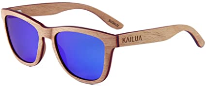 KAILUA - St Tropez - Wood Sunglasses - Polarized