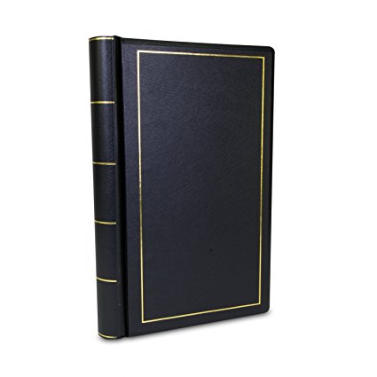 Wilson Jones Corporate Minute Book, Legal Size 8.5 x 14 Inches, 250 Pages, Black (W0395-31)