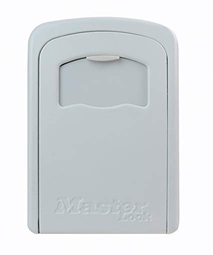 Master Lock Aluminium combination lock box for keys - discreet cream colour