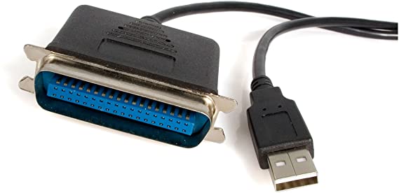 StarTech.com 6 ft. (1.8 m) USB to Parallel Port Adapter - IEEE-1284 - Male/Male - USB to Centronics Cable (ICUSB1284)