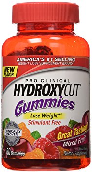 Hydroxycut Pro Clinical Gummies, 120 Weightloss Gummies, 30 servings Per Bottle, Pack Of Two