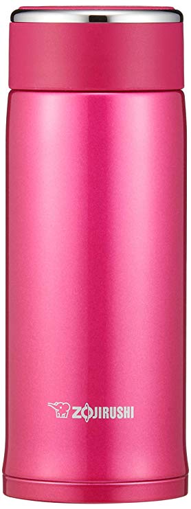 Zojirushi SM-LA36PV Stainless Mug, 12 oz, Deep Cherry