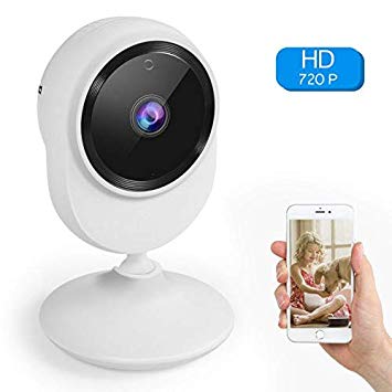 Wireless Security Camera, Wireless IP Home Surveillance Security Camera System with Motion Email Alert/Motion Detection and Night Vision/Two Way Audio for Indoor Security, Nursery, Pet Monitor