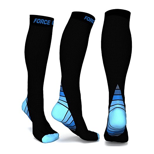 Sav Force Gear Sox Compression Socks for Men & Women, Fitness compression socks, Socks for marathon, Graduated Athletic Fit for Running, Nurses, Shin Splints & Maternity...