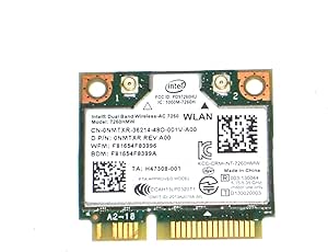 Intel Dual Band Wireless Ac 7260 Wlan Wifi 7260hmw Mini-pci Express Card Nmtxr