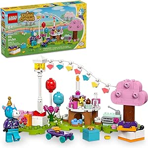 LEGO Animal Crossing Julian’s Birthday Party Video Game Toy for Kids, Animal Crossing Toy from The Video Game Series with Horse Toy Minifigure, Birthday Gift for Girls and Boys Ages 6 and Up, 77046