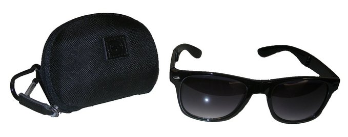JetSetter Foldable Sunglasses with Designer Case