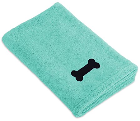 DII Bone Dry Ultra Absorbent Microfiber Pet Drying Mitts and Towel
