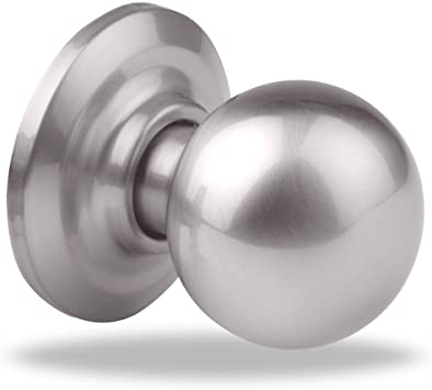 YH Collection Bridgeport Knob in Satin Nickel - Dummy