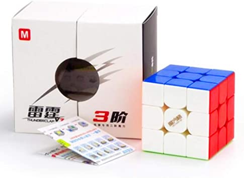 CuberSpeed Qiyi Thunderclap V3 M 3x3 stickerless Speed Cube MoFangGe Thunderclap V3 3x3x3 Magnetic Speed Cube
