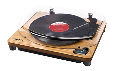 ION Audio Air LP | Bluetooth Streaming Belt-Drive Turntable with USB Conversion - Wood