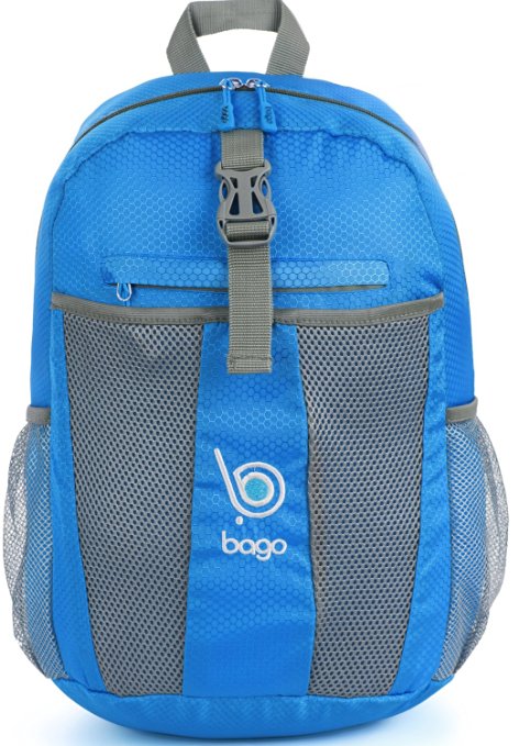Bago Lightweight Foldable Waterproof Backpack - Bag is Packable & Collapsible