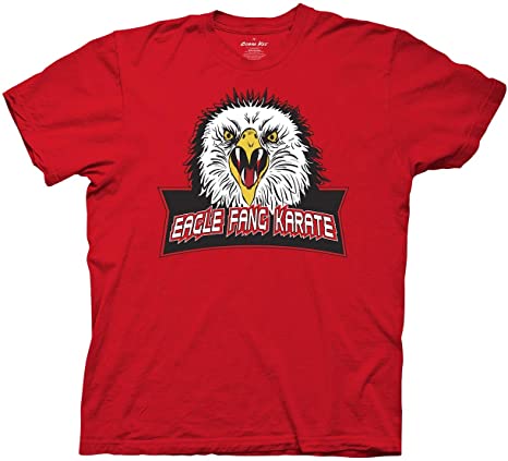 Ripple Junction Cobra Kai Eagle Fang Logo Crew T-Shirt