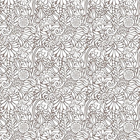 Con-Tact Creative Covering Self-Adhesive Vinyl Shelf and Drawer Liner, 18" x 20', Batik Taupe