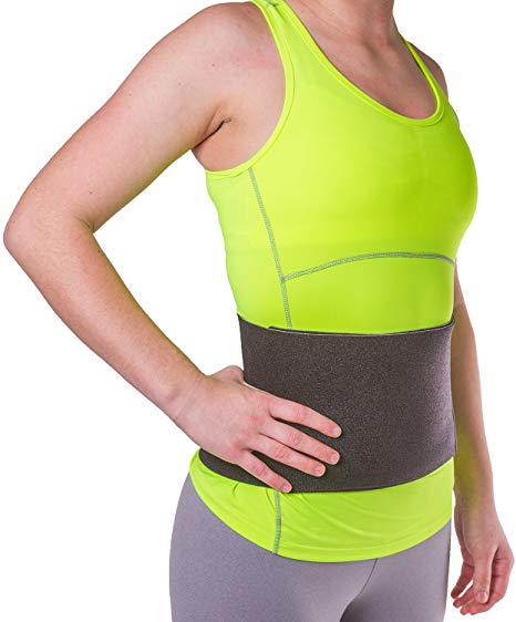 BraceAbility Abdominal Treatment Wrap for Diastasis Recti | Breathable, Non-Slip Postpartum Tummy Slimming Band for Stomach Muscle Support, Back & Waist Compression After Pregnancy (Small)