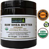 CERTIFIED ORGANIC Raw Shea Butter Huge 175 oz X-LARGE UV AMBER BPA Free JAR AUTHENTIC Organic African 100 Premium TOP Quality Unrefined IVORY Best Natural Noncomedogenic Skin and Face Moisturizer