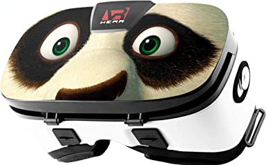 Virtual Reality Headset, Goggles Gear, Google - 3D VR Glasses by VR WEAR VR 3D Box for Any Phone (iPhone 6/7/8/Plus/X & S6/S7/S8/S9/Plus/Note and All Android Smartphone) with 4.5-6.5" Screen (Panda)