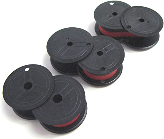 Around The Office Compatible Replacement for Canon MP25DV Black Red Ribbon (3 Pack)