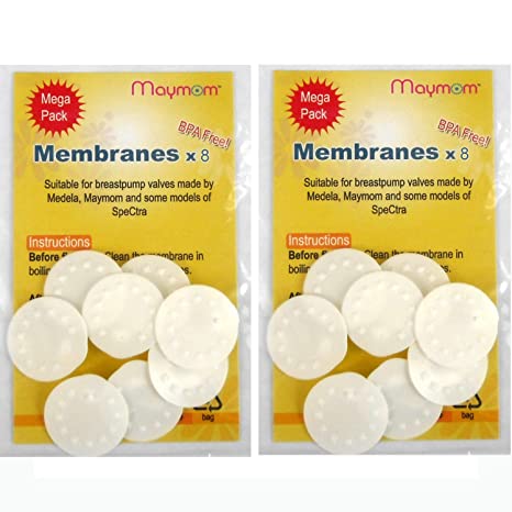 Membranes for Medela Breastpumps, 16pc Value Pack, Suitable for Lactina, Manual Freestyle, Symphony, Swing, Pump in Style Pumps, Part # 87088