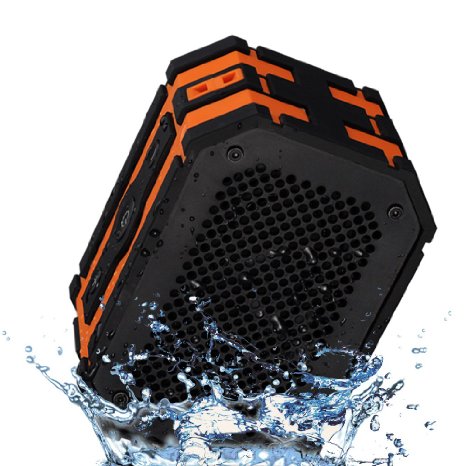Mpow Portable Indoor Outdoor Sport Water-resistant Wireless Bluetooth 40 Speaker for AppleampAndroid Devices iPhone 6 6 Plus 5 5S 5C Samsung Galaxy S5 4 3 Note 3 2 iPad Air 5 4 mini iPod Nexus 4 LG G2 Motorolaamp HTC One and More