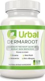 Natural Herbal Eczema Treatment Pill - Urbal Dermaroot - Stops Breakouts - Heals Damaged Skin - For All Ages - 120 Capsules
