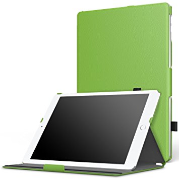 iPad Pro 9.7 Case - MoKo Slim-Fit Multi-angle Folio Cover Case with Auto Wake / Sleep for Apple iPad Pro 9.7 Inch 2016 Release Tablet, GREEN