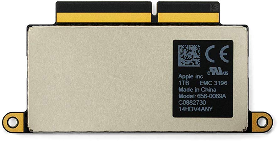 Genuine 1TB PCIe NVMe SSD for 2016 2017 13" MacBook Pro A1708 (with Functional Keys)